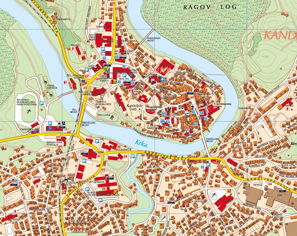 karta slovenije novo mesto Geodetski inštitut karta slovenije novo mesto